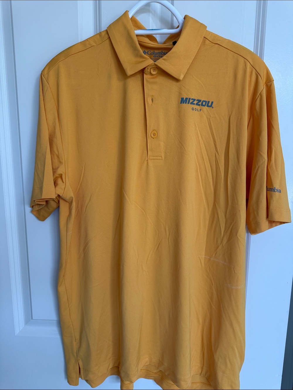 Columbia Men's Gold Mizzou Golf Polo